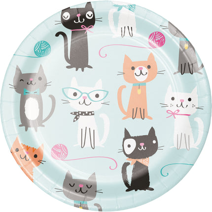 Piatti Party Cats 18cm 8pz