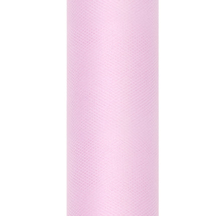 Rotolo di tulle rosa chiaro pastello 30cm 9m