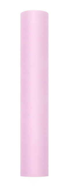 Rotolo di tulle rosa chiaro pastello 30cm 9m