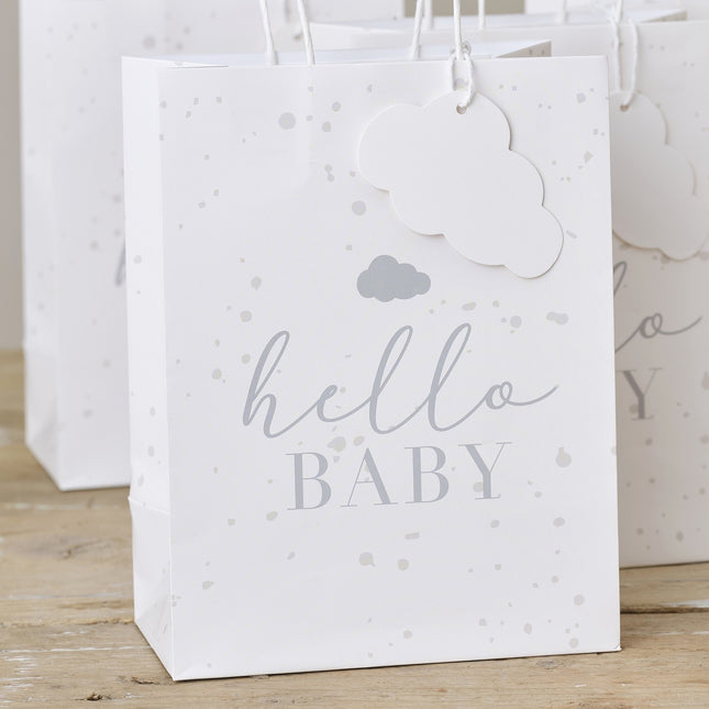 Sacchetti per feste Hello Baby 15cm 5pz