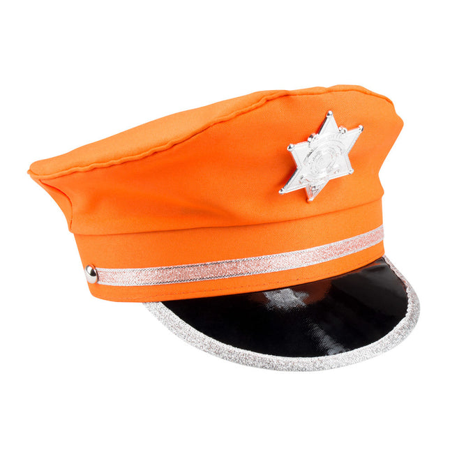 Cappello Polizia Arancione