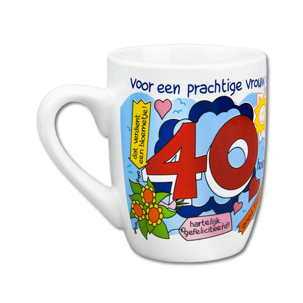 Tazza 40 Years Woman 12cm