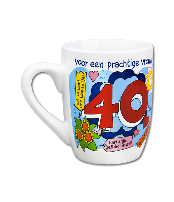 Tazza 40 Years Woman 12cm