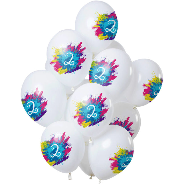 Palloncini 2 Years Celebration 30cm 12pz