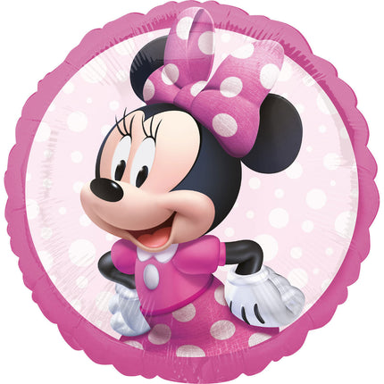 Palloncino ad elio Minnie Mouse rosa 43 cm vuoto