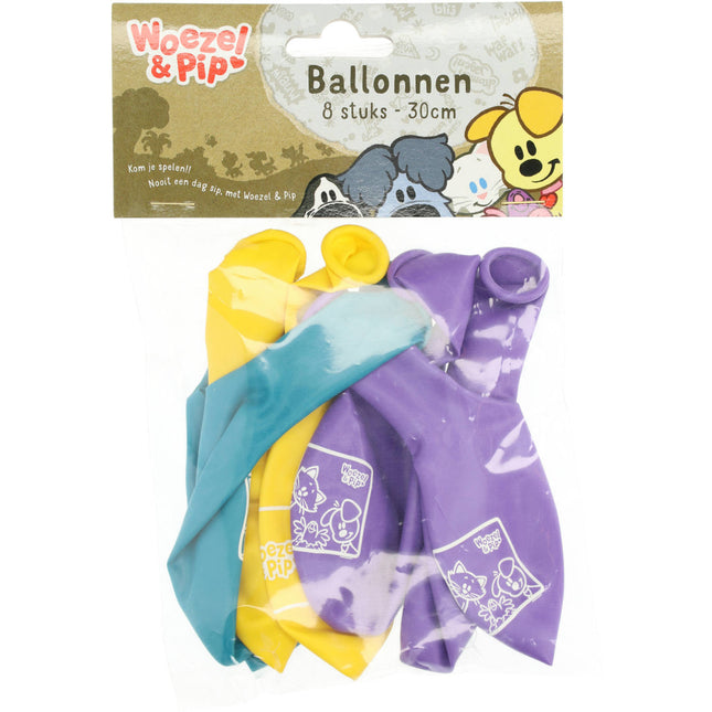 Palloncini Woezel e Pip Party 30cm 8pz