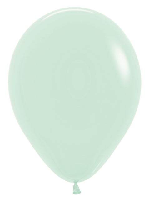 Palloncini Verde Pastello Opaco 30cm 50pz