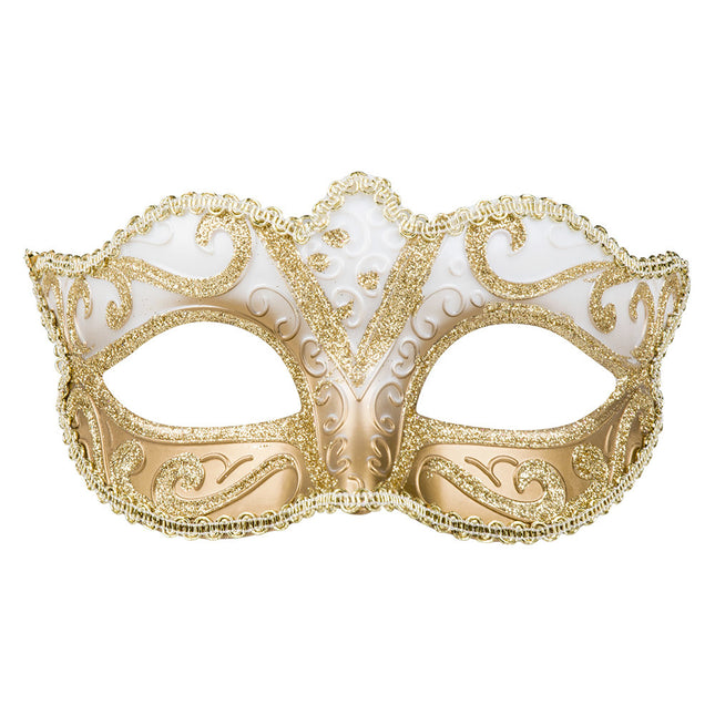 Maschera occhi Venezia Felina Gold