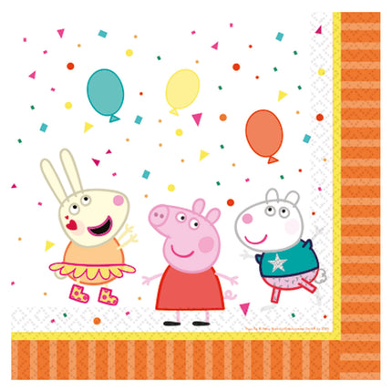 Tovaglioli Peppa Pig Party 33cm 16pz