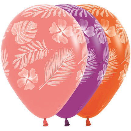 Palloncini Tropical Paradise Mix 30cm 25pz