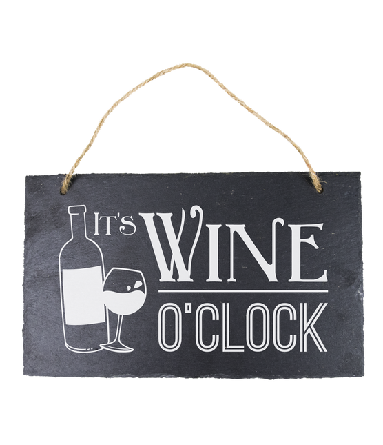 Piatto in ardesia Wine O'Clock 25 cm