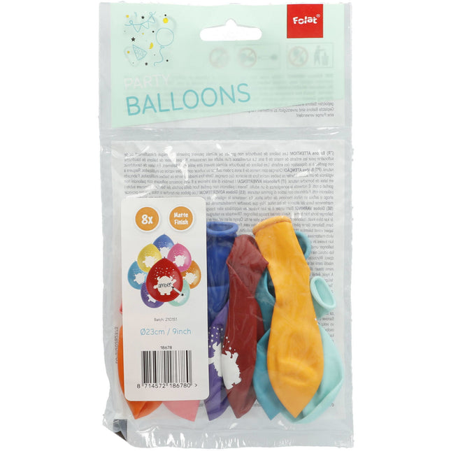 Palloncini colorati scrivibili 23cm 8pz