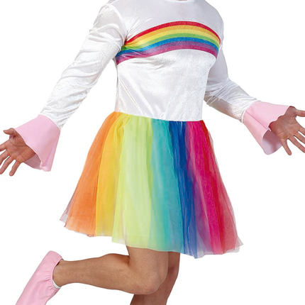 Costume da unicorno arcobaleno