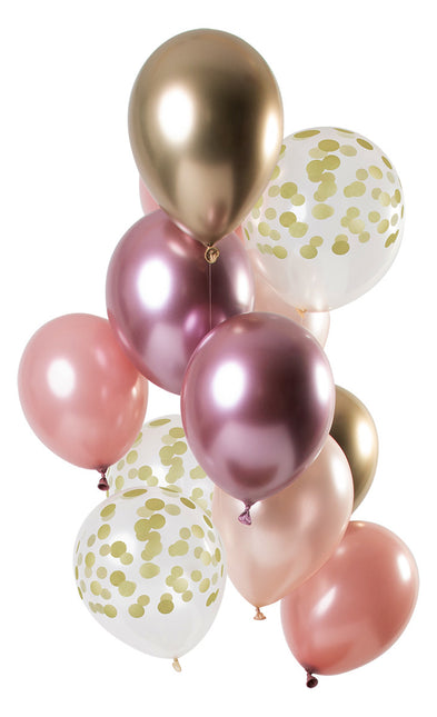 Set di palloncini dorati 30cm 12pz