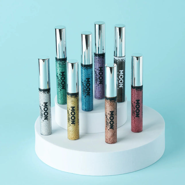 Moon Glitter Holographic Glitter Eye Liner Verde 10ml