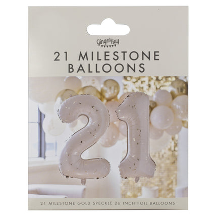 21 Anni Figura Palloncino Vuoto 60cm