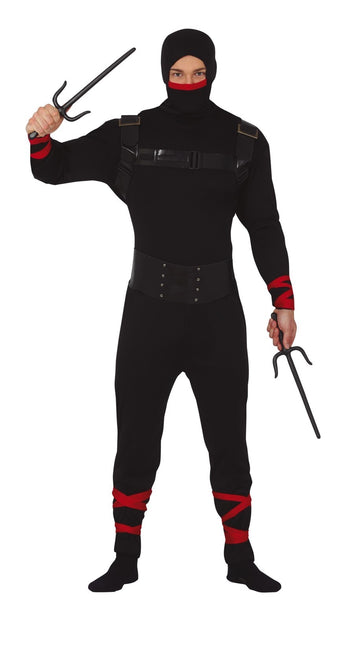 Costume da ninja bambino nero