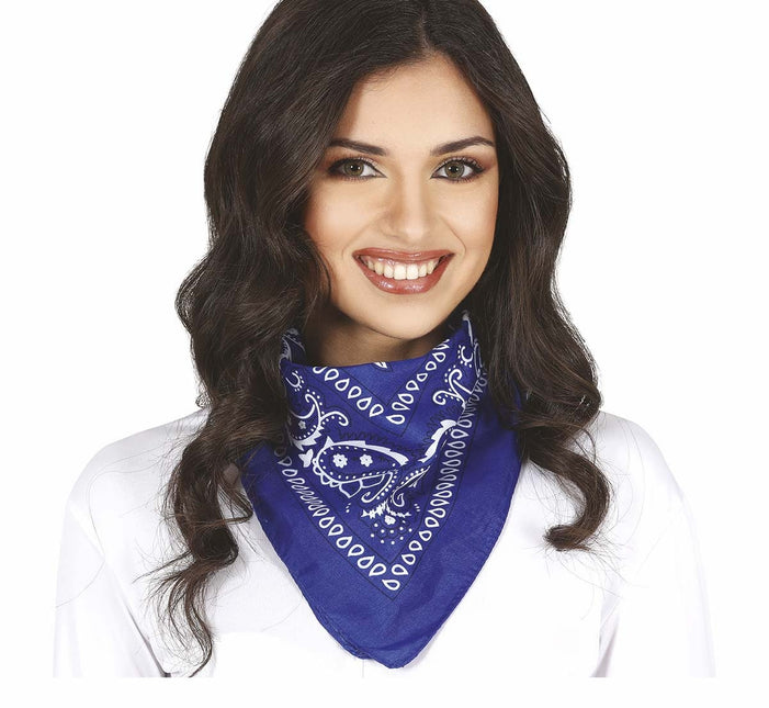 Sciarpa Bandana blu