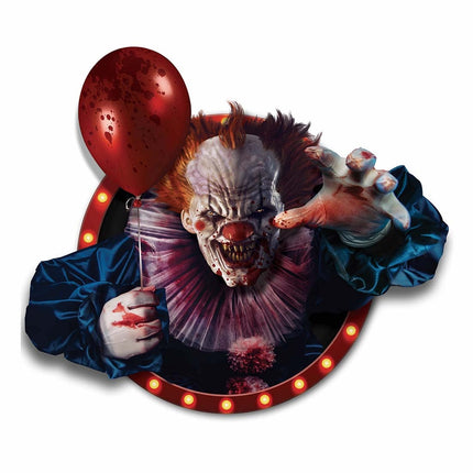 Decorazione murale di Halloween Clown 80 cm