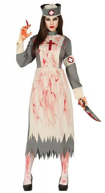 Costume di Halloween da donna infermiera Deluxe