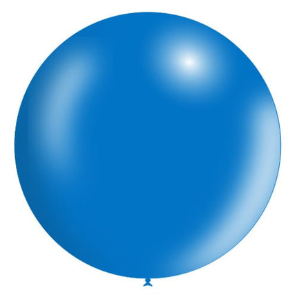 Palloncino gigante blu XL metallizzato 91 cm