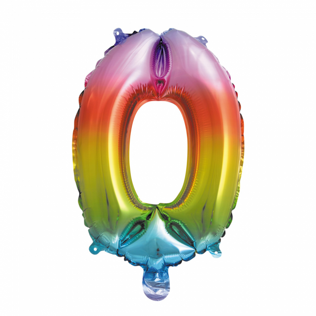 Pallone in foil 16" no0 arcobaleno