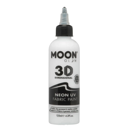 Moon Glow Vernice neon UV per tessuti 125ml Bianco 125ml