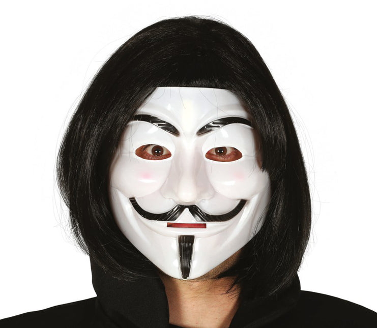 Maschera di Anonymous For Vendetta