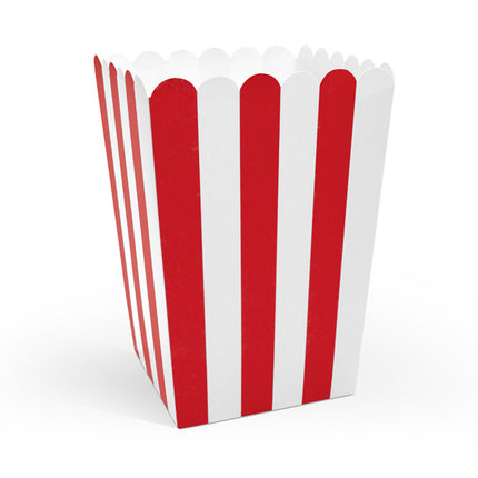 Vassoi per popcorn 12,5 cm 6 pezzi