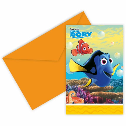 Inviti alla ricerca di Dory 6 pezzi