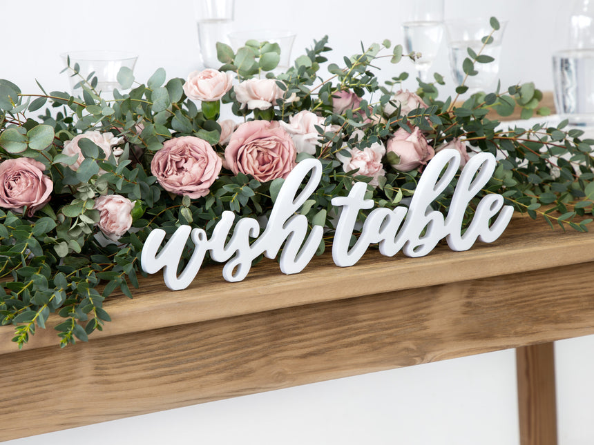 Decorazione da tavolo Wish Table White 40cm