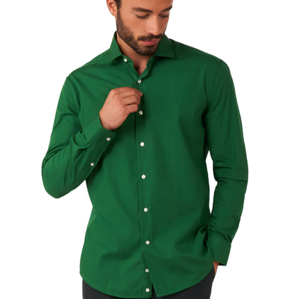 Camicia verde scuro uomo OppoSuits