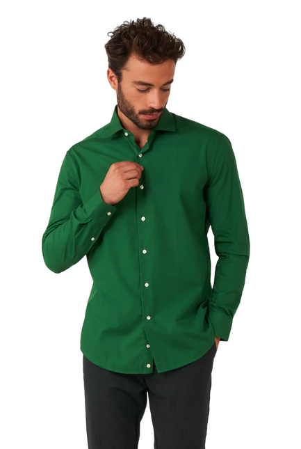 Camicia verde scuro uomo OppoSuits