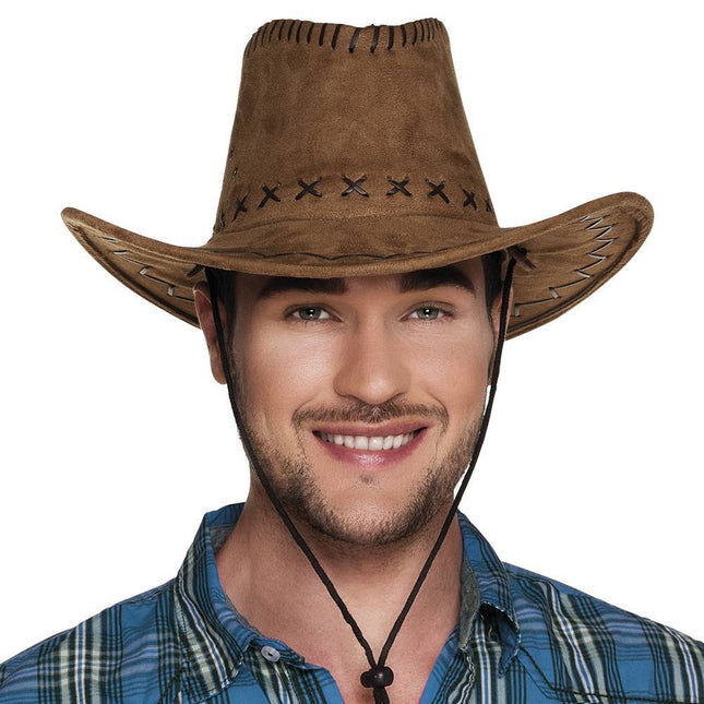 Cappello da cowboy Leatherlook