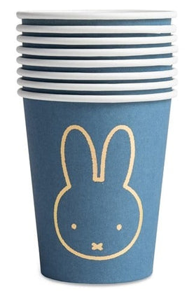 Tazze Miffy Blu 250ml 8 pezzi