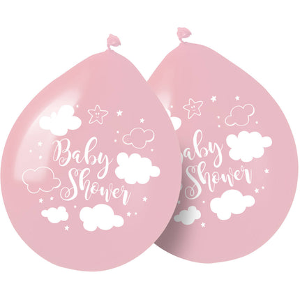 Palloncini Baby Shower Girl 30cm 8 pezzi