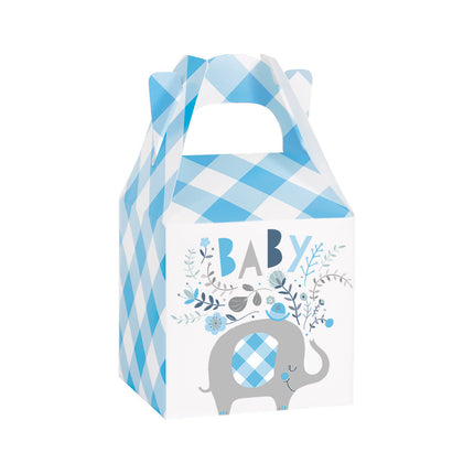 Scatole regalo Baby Elephant blu 8 pezzi