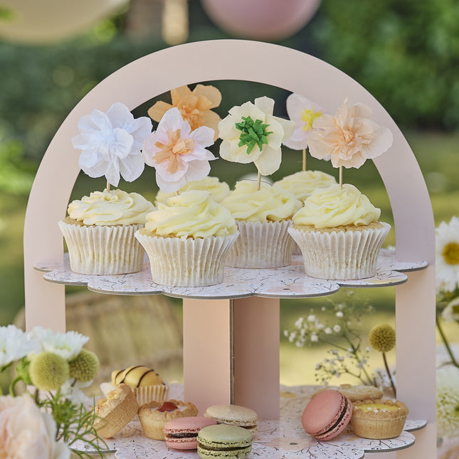 Fiori per cupcake 12 pezzi