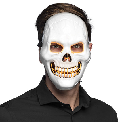 Maschera led di Halloween Teschio assassino