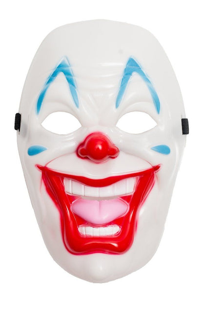 Maschera da clown Rosso Blu