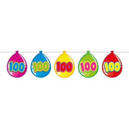 Palloncini Garlands 100 Years 10m