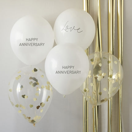 Palloncini Buon Anniversario 30cm 5pz