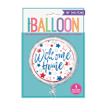 Palloncino ad elio Welcome Home Stars 45 cm vuoto