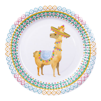 Piatti Llama Decorazione 23cm 6pz