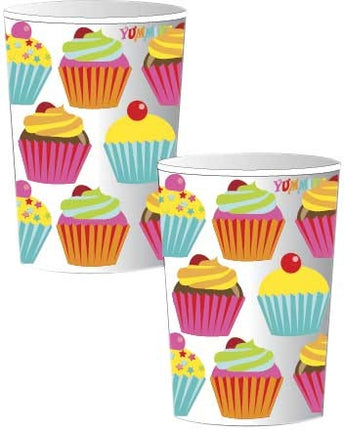 Tazze per cupcake di compleanno 250ml 8pz