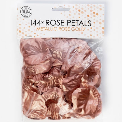 Petali di rosa dorati 144 pezzi