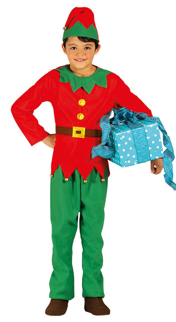 Costume da elfo di Natale Deluxe per bambino