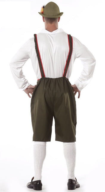 Lederhosen verde scuro per uomo