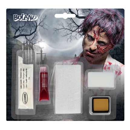 Kit per il trucco di Halloween Zombie