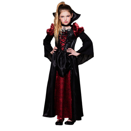 Costume da vampiro di Halloween Regina Bambino